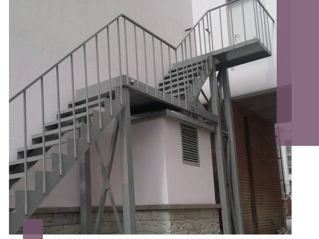 Монтаж пожарных лестниц под ключ в Уссурийске с гарантией качества