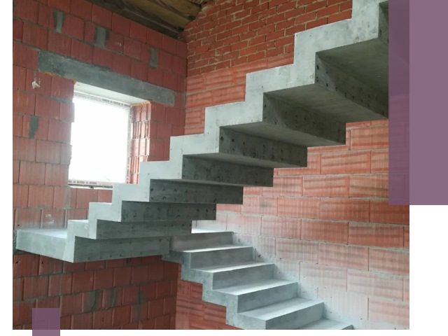 Бетонные лестницы под ключ в Уссурийске: монтаж, демонтаж, ремонт