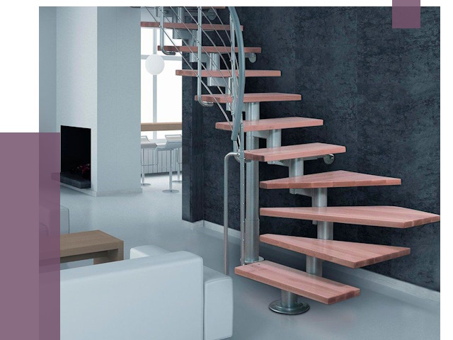 Модульные лестницы в Уссурийске от 17012 руб. — купить в ПРОЛЁТ-Сср