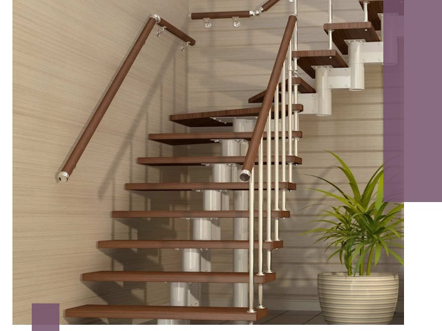 Изготовление модульных лестниц под ключ в Уссурийске