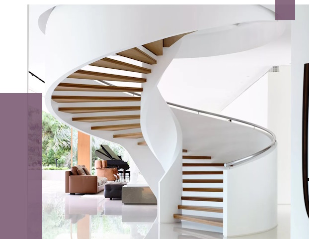 Винтовые лестницы в Уссурийске под ключ от 48973 руб. | ПРОЛЁТ-Сср