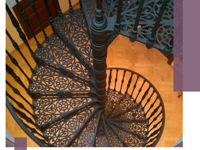 Винтовые лестницы под ключ в Уссурийске: производство и монтаж