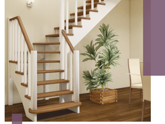 Г-образные лестницы под ключ в Уссурийске — изготовление и монтаж