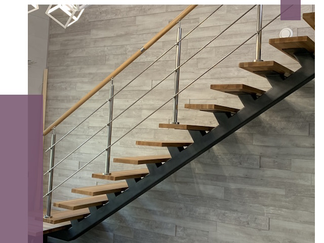 Изготовление лестниц на монокосоуре в Уссурийске от 76810 руб. 