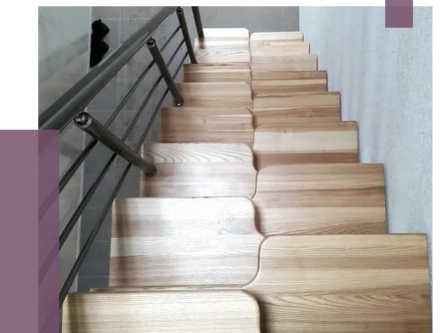 Лестницы гусиный шаг в Уссурийске от 13145 руб. под ключ | ПРОЛЁТ-Сср