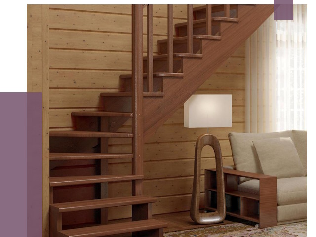 Лестницы эконом класса в Уссурийске от 18403 руб. бюджетные решения