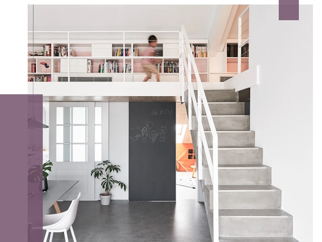 Лестницы для двухуровневой квартиры в Уссурийске от 177848 руб. | ПРОЛЁТ-Сср