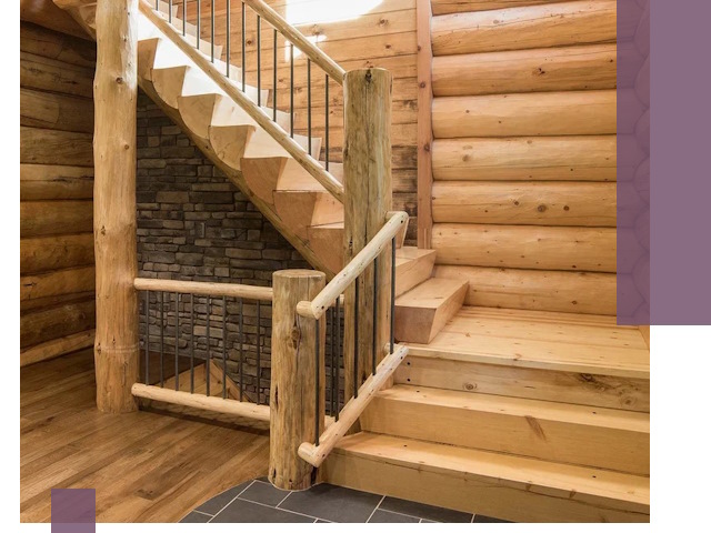 Лестницы в баню под заказ и профессиональный монтаж в Уссурийске