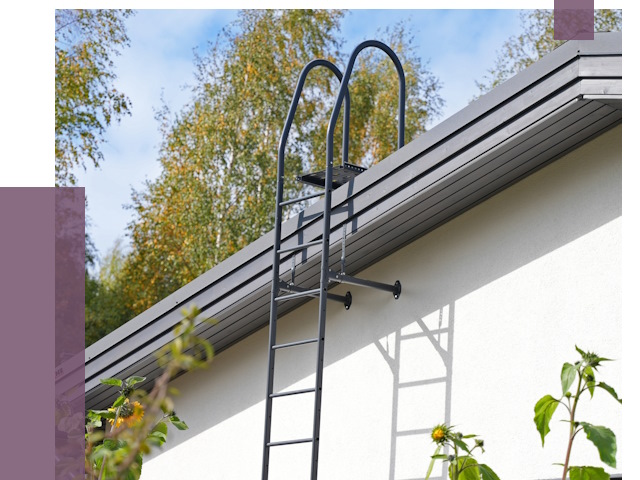 Лестницы на крышу в Уссурийске от 19280 руб. — монтаж и монтаж ПРОЛЁТ-Сср