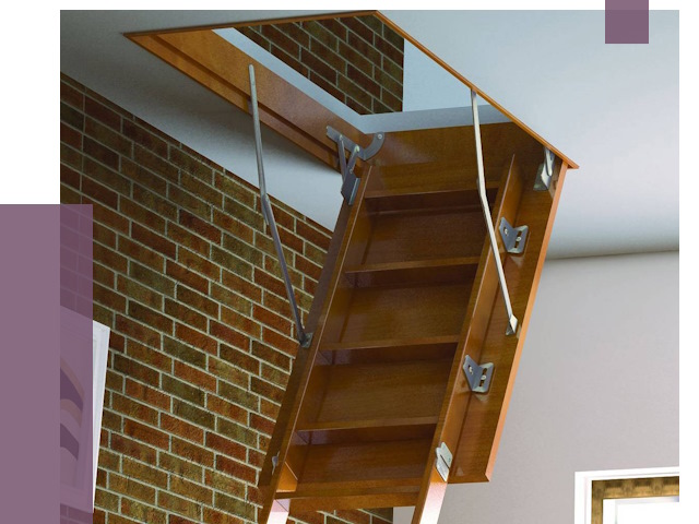 Установка чердачной лестницы в Уссурийске от 7887 руб. | ПРОЛЁТ-Сср