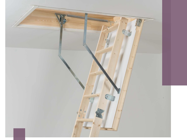 Установка чердачной лестницы под ключ в Уссурийске