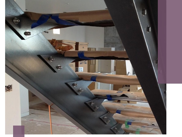 Усиление лестничных конструкций и усиление опор в Уссурийске