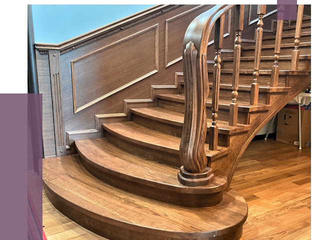 Дубовые лестницы под ключ в Уссурийске от 177848 руб. — ПРОЛЁТ-Сср