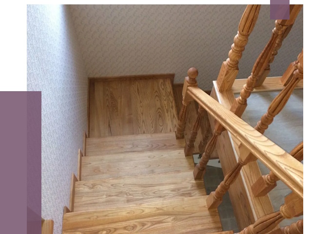 Сосновые лестницы в Уссурийске под ключ от 8145 руб.  | ПРОЛЁТ-Сср