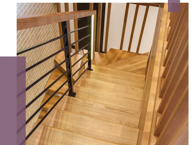 Лестницы из ясеня в Уссурийске под ключ от 10104 руб. 