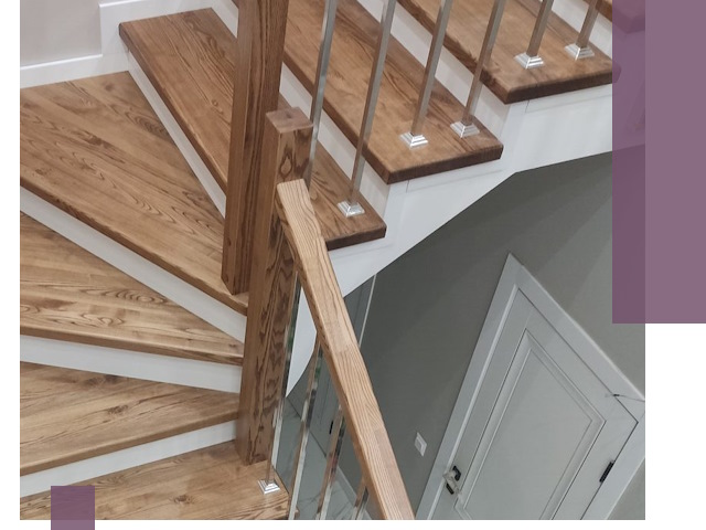 Обшивка металлических лестниц под ключ в Уссурийске