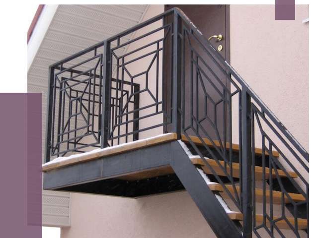 Металлические перила в Уссурийске от 4330 руб.  | ПРОЛЁТ-Сср