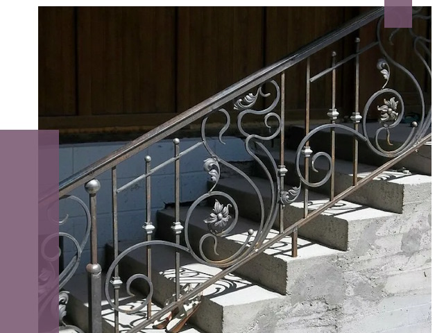 Кованые перила в Уссурийске от 8764 руб. под ключ — качество от ПРОЛЁТ-Сср