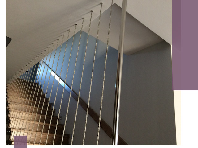 Тросовые перила под ключ в Уссурийске — производство и монтаж