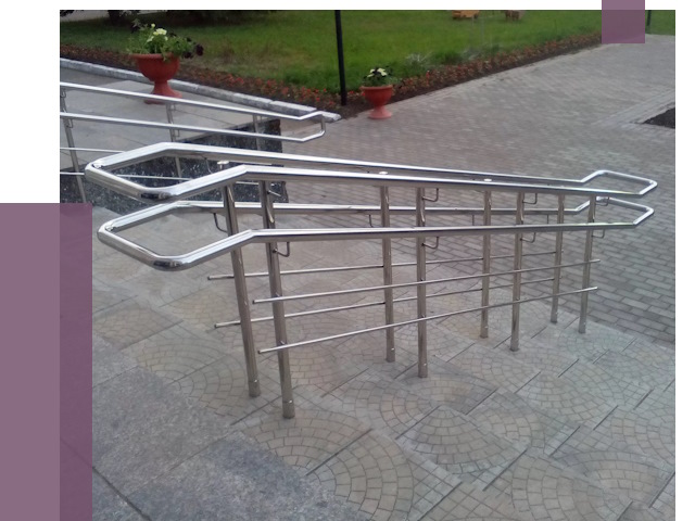 Перила для инвалидов в Уссурийске от 7650 руб. под ключ | ПРОЛЁТ-Сср