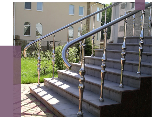 Перила для крыльца в Уссурийске от 10826 руб. — монтаж ПРОЛЁТ-Сср