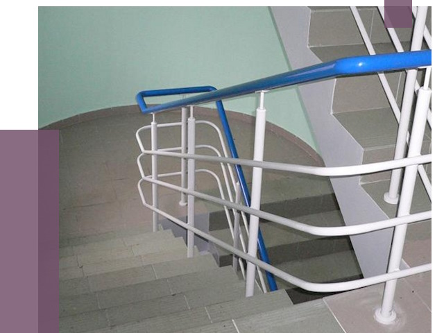 Перила в подъезде в Уссурийске — установка и замена от 7475 руб. | ПРОЛЁТ-Сср