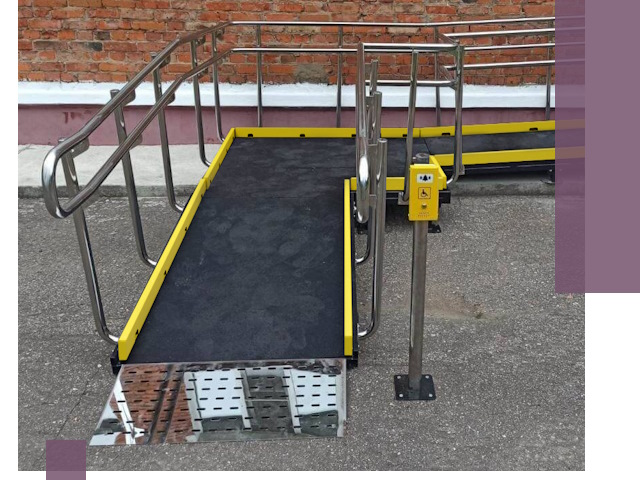 Изготовление наклонных пандусов для инвалидов в Уссурийске