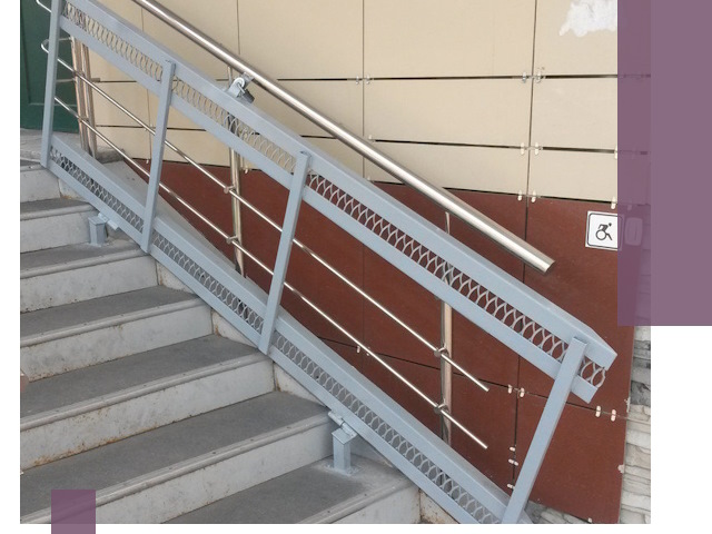 Изготовление откидных пандусов под ключ в Уссурийске