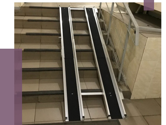 Установка пандуса в подъезд в Уссурийске от 8042 руб. под ключ | ПРОЛЁТ-Сср