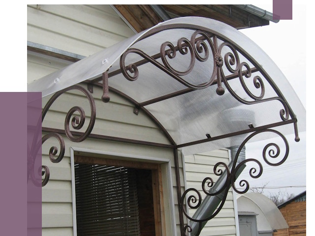 Изготовление козырьков в Уссурийске от 7423 руб. — заказать | ПРОЛЁТ-Сср