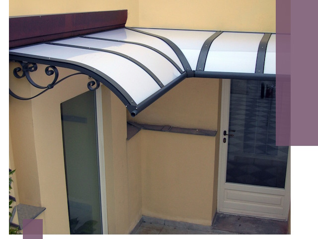 Монтаж козырьков любой сложности в Уссурийске под ключ