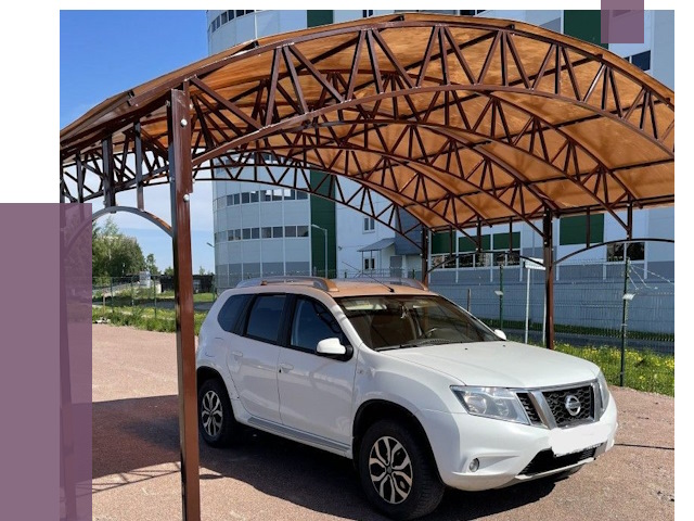 Недорогие навесы в Уссурийске от 43302 руб. | ПРОЛЁТ-Сср