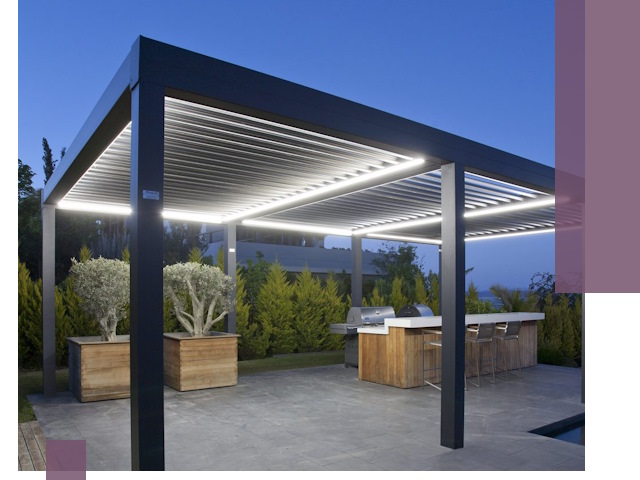 Навесы отдельно стоящие под ключ в Уссурийске из металла и поликарбоната