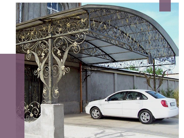 Кованые навесы в Уссурийске от 14692 руб. | ПРОЛЁТ-Сср
