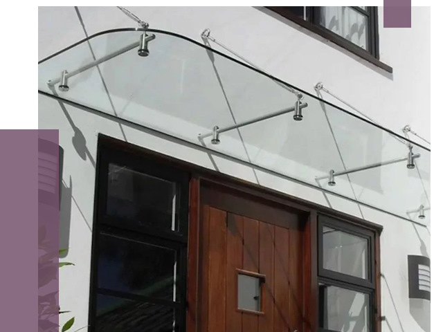 Стеклянные козырьки в Уссурийске от 19074 руб. | ПРОЛЁТ-Сср