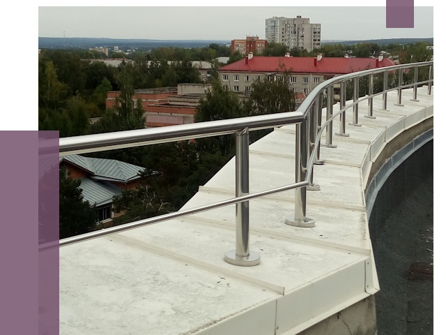 Парапеты и ограждения кровли в Уссурийске от 5000 руб.