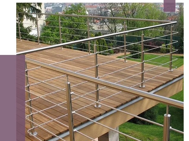 Алюминиевые парапеты в Уссурийске под ключ от 7836 руб. 