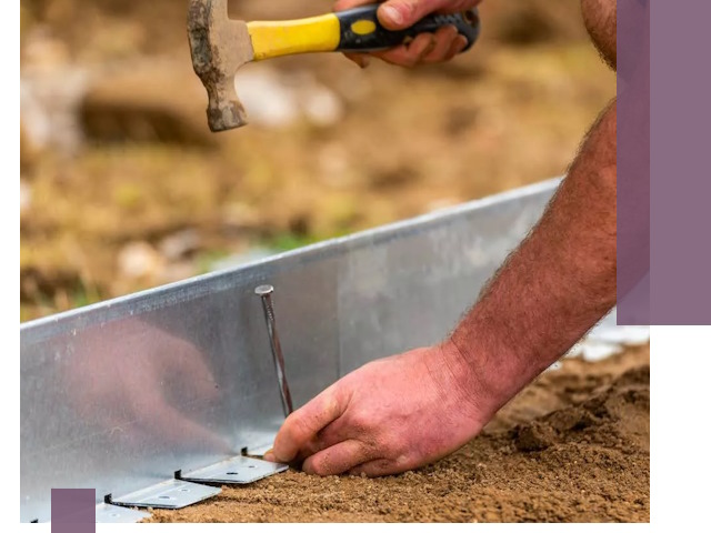 Монтаж металлических бордюров в Уссурийске быстро и качественно