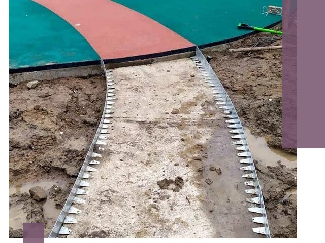 Металлические бордюры для дорожек в Уссурийске — монтаж и изготовление