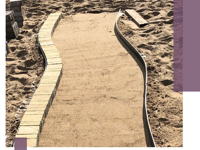 Металлические бордюры для тротуаров в Уссурийске — прочные и долговечные