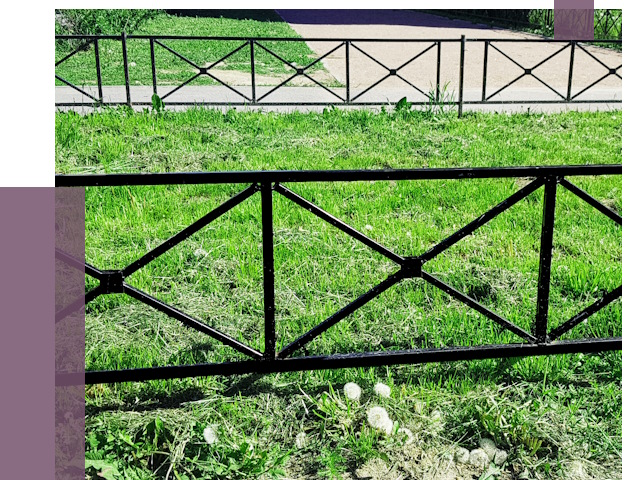 Металлические газонные ограждения в Уссурийске от 4330 руб.