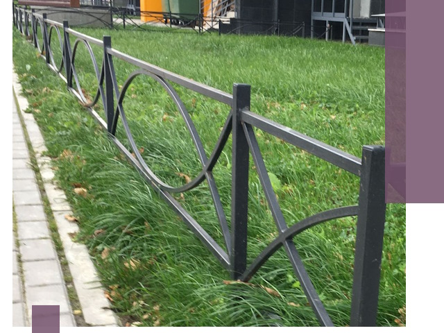 Газонные ограждения из металла в Уссурийске — монтаж и продажа