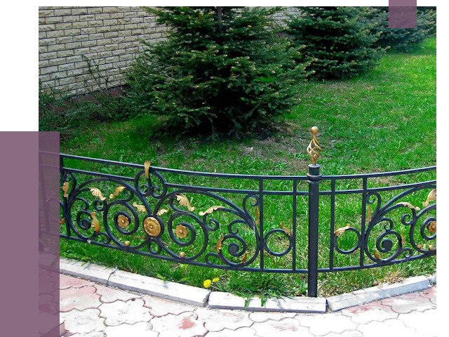 Кованые газонные ограждения в Уссурийске от 7681 руб. — ПРОЛЁТ-Сср