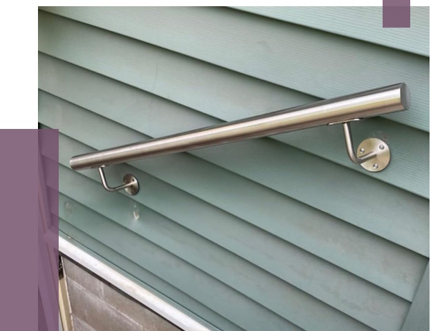 Поручни из нержавеющей стали в Уссурийске от 7733 руб.  | ПРОЛЁТ-Сср